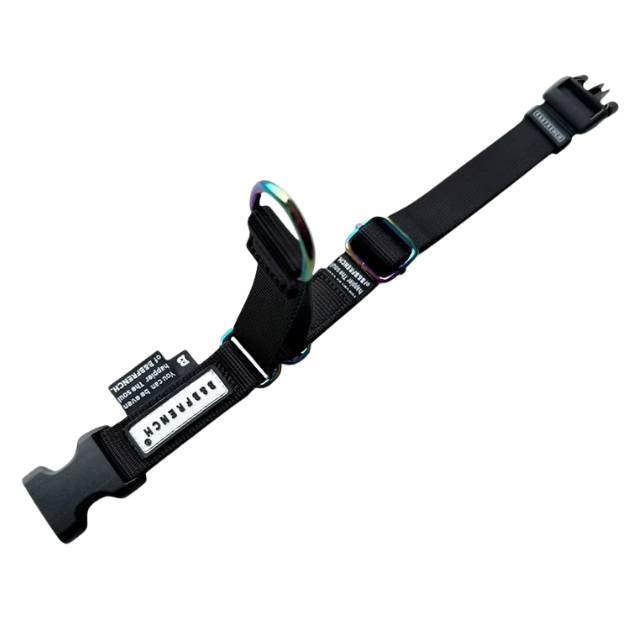 ONE-TOUCH CHOKE COLLAR / 25mm(M-L) サイズ/ ブラック