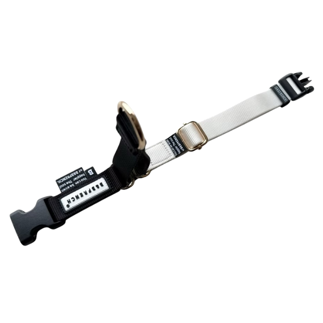 ONE-TOUCH CHOKE COLLAR / 25mm(M-L) サイズ/アイボリー