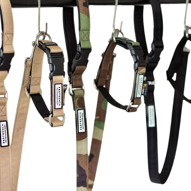 One-Touch Collor&Leash/CORDURA BEIGE