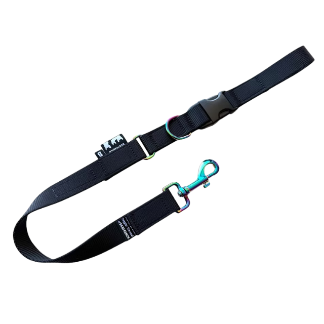 NB.LEASH 25mmショート/ブラック