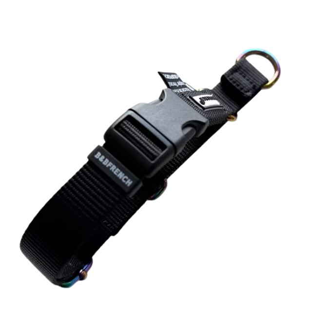 ONE-TOUCH CHOKE COLLAR 20mm（S）サイズ/ブラック