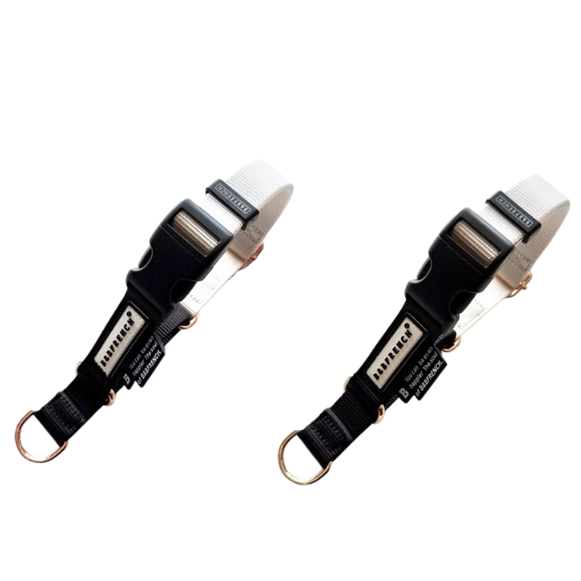 ONE-TOUCH CHOKE COLLAR / 25mm（M-L) サイズ/アイボリー