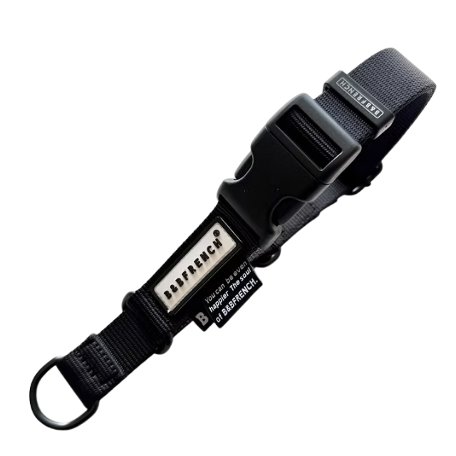 ONE-TOUCH CHOKE COLLAR / 25mm（M-L) サイズ/ ブラック