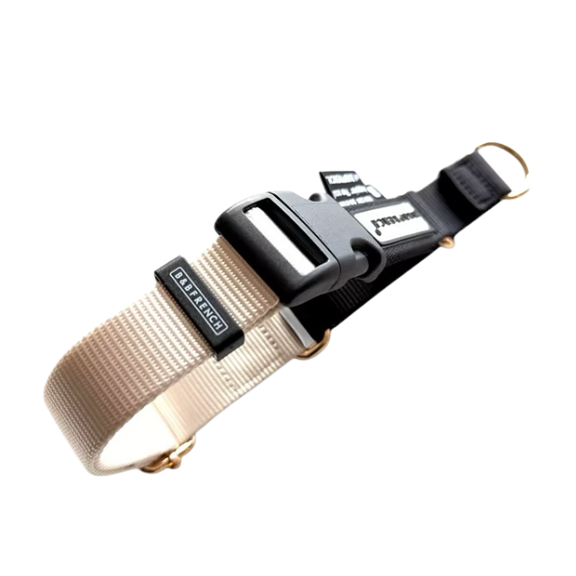 ONE-TOUCH CHOKE COLLAR / 25mm（M-L) サイズ/アイボリー