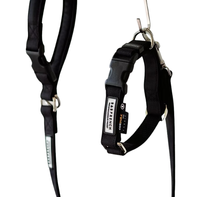 One-Touch Collor&Leash/CORDURA BLACK