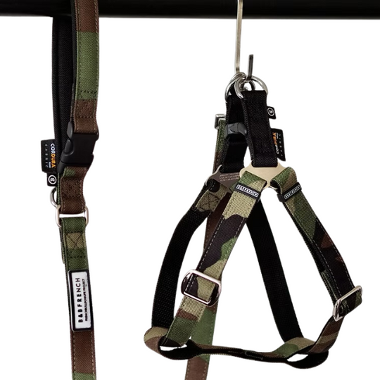 One-Touch Harness&Leash/CORDURA CAMO
