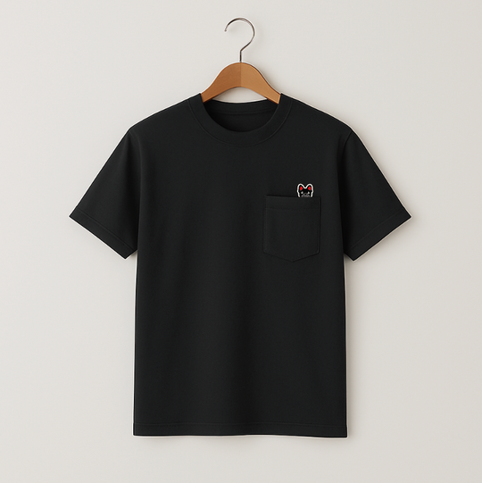 POCKET刺繍Tee(BRINDLE)B
