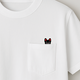 POCKET刺繍Tee(BRINDLE)W