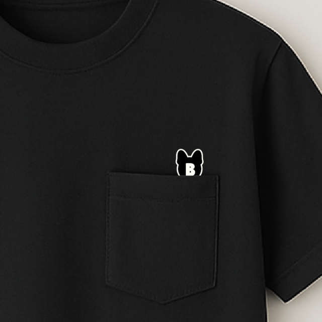 POCKET刺繍Tee（B）