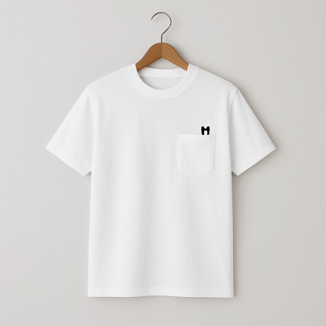 POCKET刺繍Tee（B）