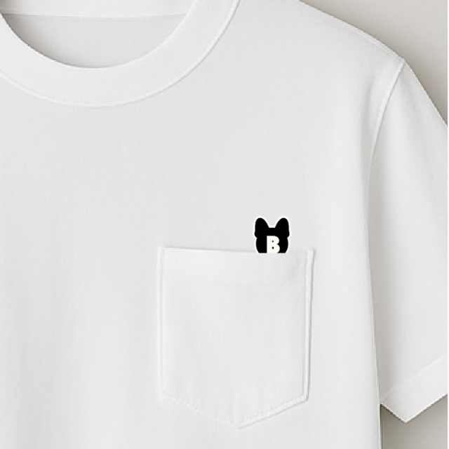 POCKET刺繍Tee（B）