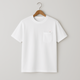 POCKET刺繍Tee(CREAM)W