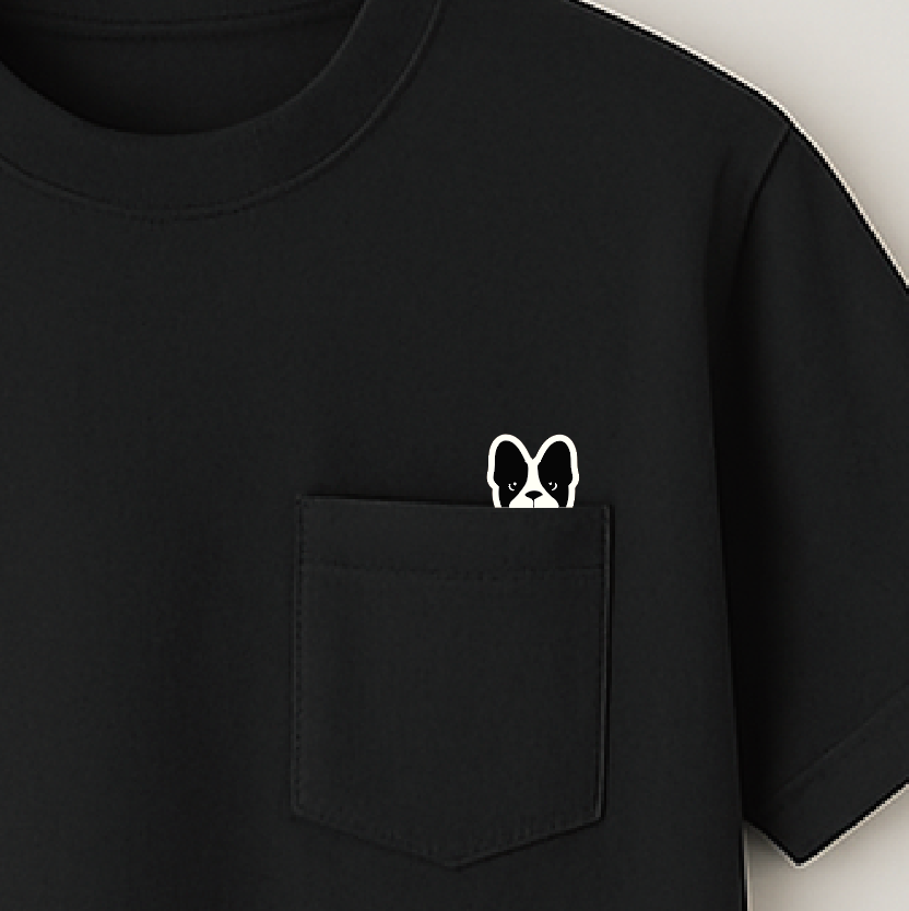 POCKET刺繍Tee(PIDE)