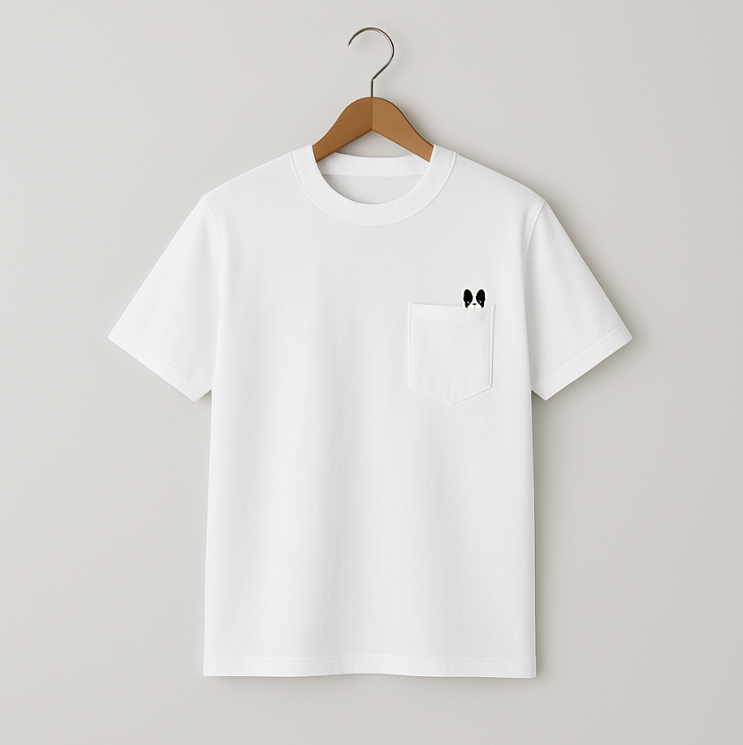 POCKET刺繍Tee(PIDE)